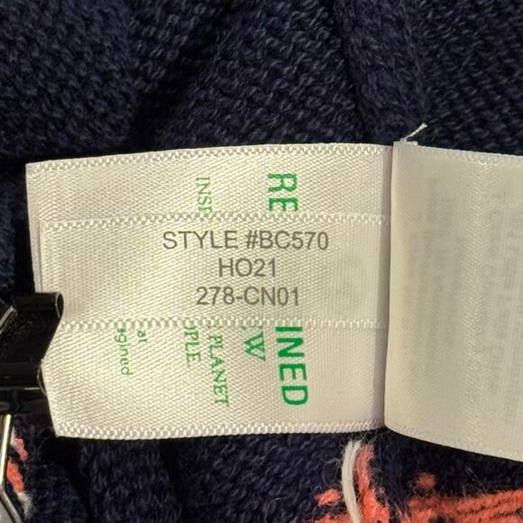 NEW J Crew Sweater Fair Isle Nordic Boho Preppy Cottage Scandi Cozy Blue Medium - Picture 5 of 7